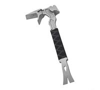 Evenoonest Marteau multi-outils avec arrache-clous et pied-de-biche | Poignée ergonomique en acier forgé au manganèse - Poignée ergonomique - Finition gris mat - Pour la maison et l'extérieur