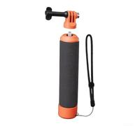 Evenoonest Poignée flottante légère pour caméras d'action | Poignée ABS haute flottabilité avec lanière de sécurité compatible avec Insta360, DJI Osmo, compact 17,5 cm