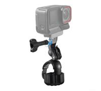 Evenoonest Pour support de caméra à dégagement rapide compatible avec | et pour DJI Action pour Cams, collier de serrage réglable pour guidon de vélo pour tubes de 15 à 26 mm