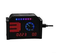 Evenoonest Sim Racing Écran de tableau de bord compact 9,2 x 6,5 x 4,3 cm | Lecture de la vitesse et de la télémétrie en temps réel, compatible avec Thrustmaster, Logitech, Moza et SIMAGIC