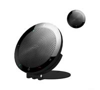 Evenoonest Support de haut-parleur réglable compatible | Avec support de bureau pliable pour Jabra Speak 510, avec organiseur de câbles, support compact en ABS pour salles de