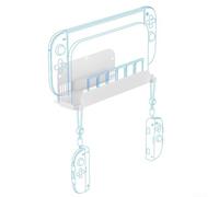 Evenoonest Support mural pour console Switch 2 | Support en fer pour hôte NS2, support de rangement surélevé pour économiser de l'espace, kit d'installation facile inclus