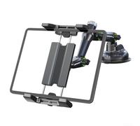 Evenoonest Support tablette voiture camion ventouse forte | Support rotatif à 360° réglable pour tableau de bord ou pare-brise, support en métal et ABS pour la navigation et le