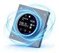 Evenoonest Thermostat intelligent de chauffage d'eau avec grand bouton | Écran LCD, 3 A pour système de chaudière, programme programmable, verrouillage enfant, contrôle de la température et de