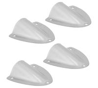 Évent à Clapet, Câble Marin en Acier Inoxydable, Câble de Couverture d'Aération, Passe à Travers Le Couvercle, Accessoire en Acier Inoxydable Poli pour Bateau Marin (4pcs)