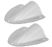 Évent à Clapet, Câble Marin en Acier Inoxydable, Câble de Couverture d'Aération, Passe à Travers Le Couvercle, Accessoire en Acier Inoxydable Poli pour Bateau Marin (2pcs)