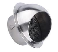 Évent à persiennes, Couvercle de Capuchon de Sortie d'aération Murale, Couvercle d'aération de sécheuse, 100 mm, 110 mm, Haute résistance, Surface brossée, unités de climatisation, évents de