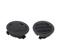 Évent Climatiseur Voiture Compatible avec Benz pour W204 C200 C220 C230 C260 C280 C300 C350 RHD Couvercle de panneau de sortie de grille d'aération de climatiseur avant et arrière(Color:Black