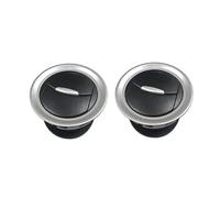 Évent Climatiseur Voiture Compatible avec Ford pour Mondeo pour Galaxy pour S-MAX 6M21U018B09ADW 1697430 Grille d'aération de tableau de bord ronde pour climatisation(Color:2Pcs)