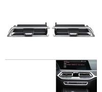 Évent Climatiseur Voiture Compatible avec X5 X6 X7 G05 G06 G07 2019-2021 Clip grille sortie d'aération avant gauche 64119458543 Kit réparation glissière de climatisation centrale de voiture(Size:One S
