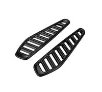 Évent de Capot de Voiture, Garniture d'évent de Capot ABS de Performance Stable 2 pièces universelles pour Le Remplacement d'automobiles pour Les modèles Fiesta RS Turbo Toute l'année