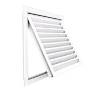 Évent De Persienne De Porte, Évents De Porte For Portes Intérieures, Grille D'aération De Porte En Aluminium, Évent De Porte À Persiennes En Métal, Évent De Porte Traversant(55x55cm)