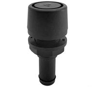 Évent de réservoir de carburant en nylon de 3,2 x 7,9 cm résistant aux éclaboussures pour kayaks, canoës, radeaux, bateaux, facile à installer, compatible avec les colliers de serrage