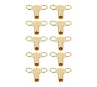 Event Decor Shop Lot de 100 clés de purge de radiateur universelles en laiton massif de 5 mm e valve robuste pour ventilation et purge de radiateurs britanniques, outil de plomberie idéal pour