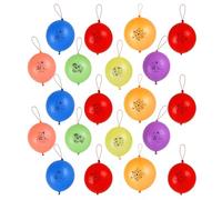 Event Decor Shop Lot de 100 grands ballons en latex épais et résistants avec bandes élastiques, couleurs assorties, faciles à gonfler pour enfants - 30,5 cm