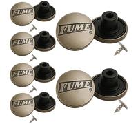 Event Decor Shop Lot de 50 boutons de fixation de rechange en métal pour jeans, version fermée, pour réparation de pantalons en denim, vestes, vêtements tendance, 17 mm, bronze imprimé fumée