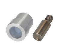 Event Decor Shop Lot de matrices de rivets en forme de champignon gravés de 14 mm - Outil de pression à la main pour pieds de sac, maroquinerie, réparations de bricolage, tissus d'ameublement, projets