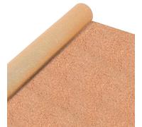 EVENT DECOR SHOP Tissu en liège naturel texturé 50 cm × 137 cm - Placage argenté 180 g/m² pour couture, sacs, tissus d'ameublement, reliure et accessoires de maison