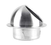 Évent externe, capot de sortie ventilation d'air mural, couvercle d'aération rond, grille en acier inoxydable 304, à persiennes durable bloquant les vents contraires, sèche-linge(300mm 12in)