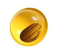 Évent externe, conduit rond, soffite mural, couvercle de grille d'extraction avec persiennes, for système ventilation, climatisation, cuisine(Yellow,200mm)