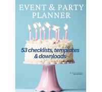 Event & Party Planner: Event organizer notebook to plan any party with style, ease, and fun