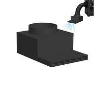 Évent Porte Garage Climatiseur Portable Outil de Ventilation d'Extraction