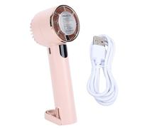 Éventail à Main Affichage numérique Refroidissement en Plein air Ventilatorusb Rehabilitation Curtain CoolingingSemiconductor Comfort for Office Ice Cream Sort (Rose)