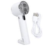 Éventail à Main Affichage numérique Refroidissement en Plein air Ventilatorusb Rehabilitation Curtain CoolingingSemiconductor Comfort for Office Ice Cream Sort (Blanc)