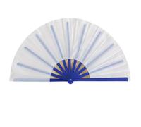 Éventail à main multifonction en os coloré pour mariage, danse, intérieur et extérieur, artisanat pliable