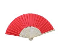 Éventail à main pliable en soie Pure PAI - Éventail de peinture de calligraphie en soie pour femme, éventail pliable en bois de soie