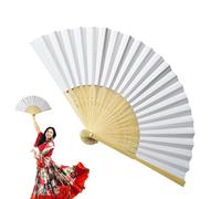 Éventail à main pliable pour femme, éventail à main pliable, éventail chinois japonais en soie vintage rétro élégant et charmant de 20,3 cm pour femmes, dames et filles lors de festivals