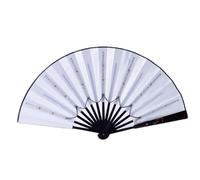 Éventail chinois lumineux à LED | Éventail pliable pour fête | Améliore l'atmosphère festive | Spectacle de scène lumineux cadeau d'anniversaire, mariage, bar de nuit, boîte de nuit, accessoires