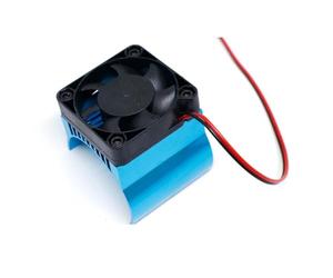 Éventail de chaleur du ventilateur de refroidissement du moteur 42 mm compatible avec les de voitures RC ABSIMA CR1 8 YUCATAN YIKONG YK4082 YK4083 1 8 SAUTEUR DE CRAWLER SEMBLAGE(Light Blue)