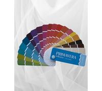 Éventail de couleurs transparent pour palette de printemps, guide de couleurs personnalisé pour le shopping de tenues et la planification de garde-robe ; Primavera Brilhante, Primavera Brillante