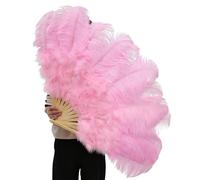 Éventail de Danse en Ligne 13 Branches Pliantes Accessoires Artisanaux