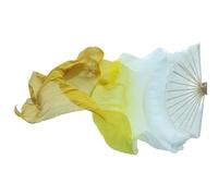 éVentail De Danse Fans 180cm Longueur Mme Danse Du Ventre Éventail Dégradé Couleur Danseuse Pratique Longue Vraie Soie Accessoires De Éventails En 1PCS Main Droite(Real Silk fans,120cm-1pc Left)