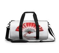Éventail De Fleurs De Sac De Sport Gym Sac De Voyage Sac W nd Duffel Bag pour Camping Randonnée Voyage 45x23x23cm