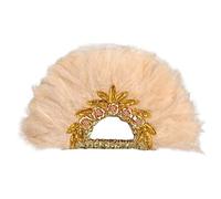 Éventail De Plumes De Dinde Africaine, Éventail De Plumes De Mariage, Éventail De Plumes De Mariage Vintage Des Années 20, Éventail À Main Pour Costume, Spectacle De Danse, Fête De Thé, Décoration De