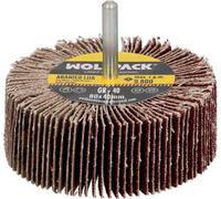 Eventail de ponçage 40 grains taille ø 80 x 40 mm. Disque abrasif, roues abrasives, meules, ponçage, polissage