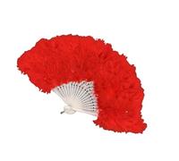 Éventail décoratif portable à plumes douces avec design léger Idéal pour les portraits de mariée et les événements en dentelle vintage