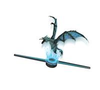 Éventail d'hologramme 3D 3D Hologram Fan 3D Holographic Projector Advertising Display Light HD Holographic Projector Stores Bars Party Xmas Halloween