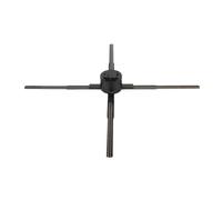 Éventail d'hologramme 3D Ventilateur Holographique 3D HD 722 LED Support PC WiFi Affichage Publicitaire Holographique avec Télécommande