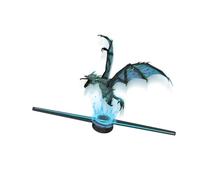 Éventail d'hologramme 3D Ventilateur Holographique 3D Projecteur Holographique 3D Affichage Publicitaire Projecteur Holographique HD Magasin Bars Fête Noël Halloween