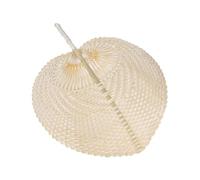 Éventail en paille tissée à la main | Éventail en raphia en forme de cœur pour décoration d'été, décoration murale de ferme, cadeaux de fête de mariage
