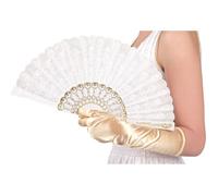 Accessoire de déguisement GENERIQUE Boland éventail granada blanc 25 cm