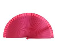 Éventail espagnol tendance élégant en bois - Style vintage - Couleur unie