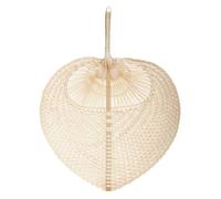 Eventail ""Folk bambou 30x39cm - Atmosphera createur d'interieur - Beige