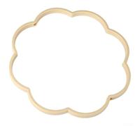 Éventail irrégulier non peint pour loisirs créatifs - Base en plastique ABS pour peindre et écrire des messages (A)