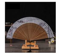 Eventail Japonais Decoration éventail Éventail Artisanal En Bambou Sculpté De Style Chinois Boutique Ancienne En Tissu De Soie Pliant Éventails Faits À La Main éventail Japonais ( Color : A2 , Size :