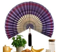 Éventail mural décoratif | Ornement suspendu et pliable de 100 cm | Éventail mural décoratif avec un pompon - Pour salon, chambre à coucher, au-dessus du lit, chambre d'étudiant, bureau, Hot